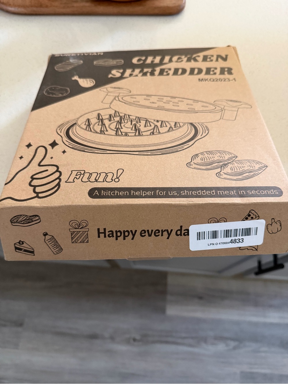 Chicken Shredder Kitchen Tool - Black
